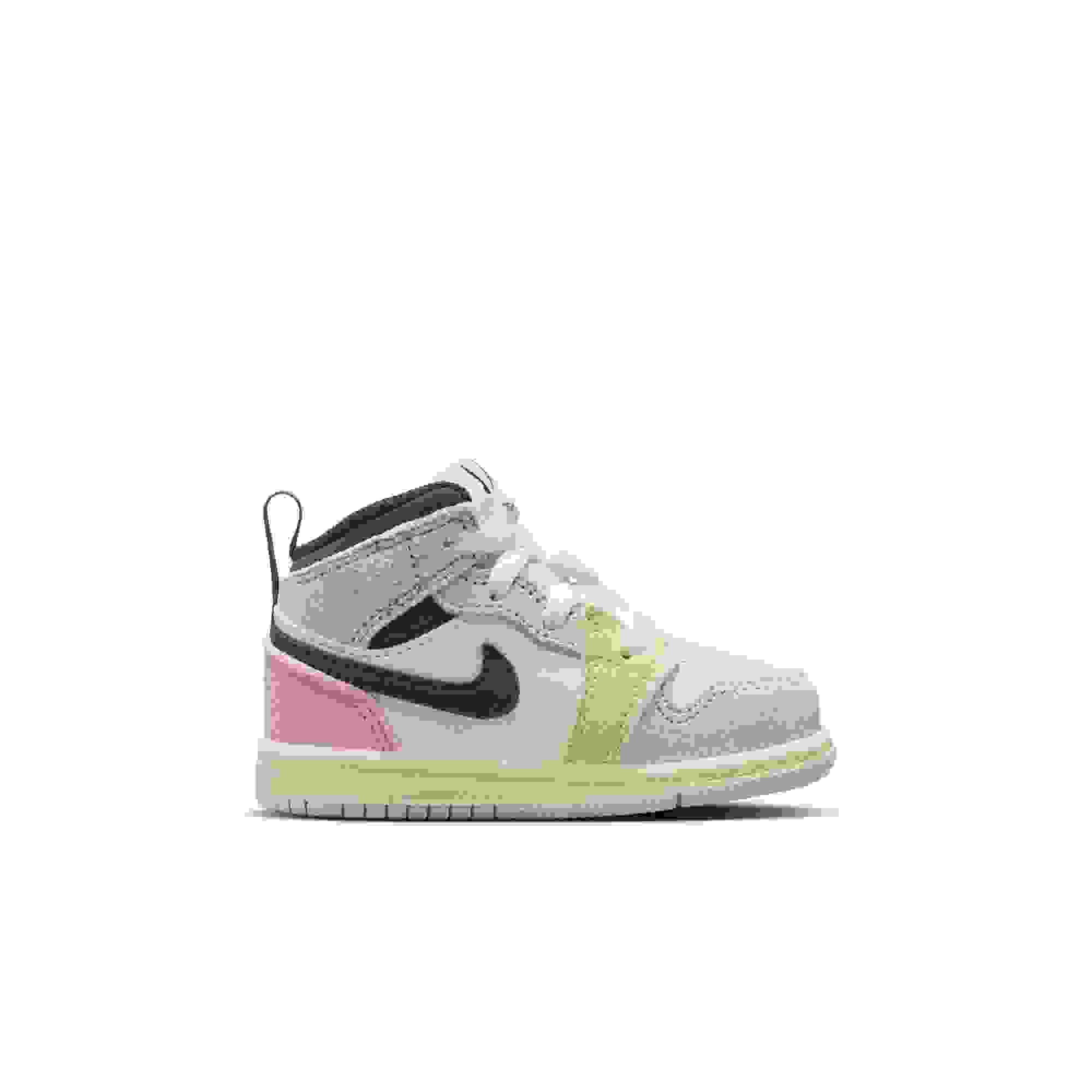 Jordan 1 Mid SE Toddler Kids' "Sail/Iced Jade/Anthracite/Jade Aura" Shoe